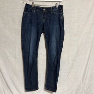Silver Jeans Dark Indigo Skinny Jeans